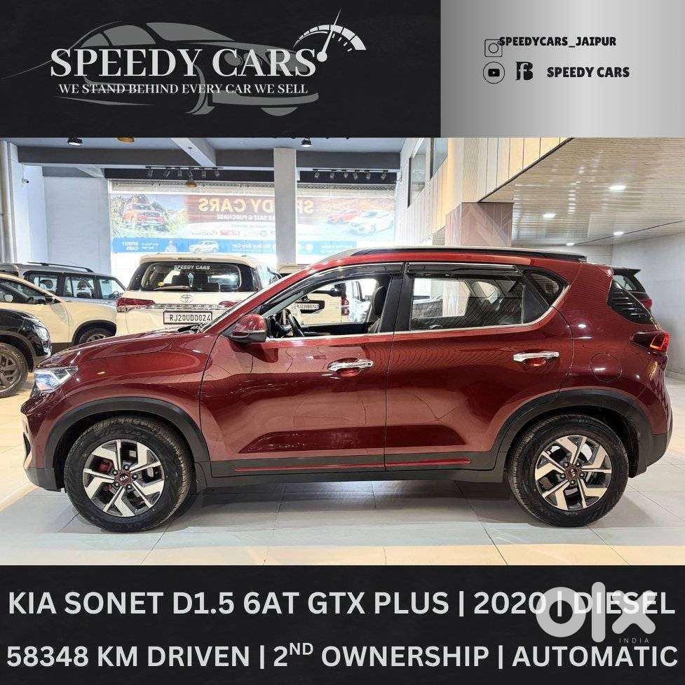 Kia Sonet 1.5 Gtx Plus Diesel At Dt, 2020, Diesel