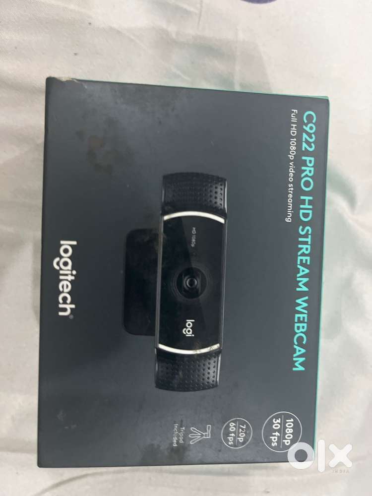 Logitech C920 HD Pro Webcam, HD 1080p, 720p 60fps, hyperfast