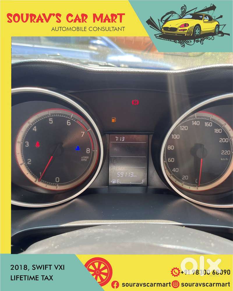Maruti Suzuki Swift Vxi + Manual, 2018, Petrol