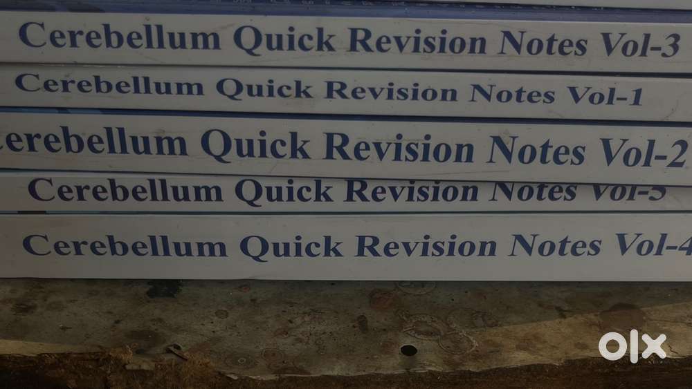 BTR vol 1,2 & 2.0 and cerebellum Quick Reviosion books all parts