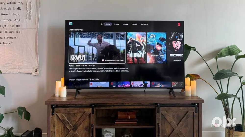 Ultra slim tv available in the month of October