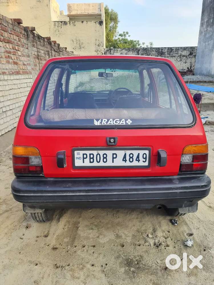 Maruti Car 800cc Red Very Good Condition  New Tyre 4 Passing 2029 Tuk