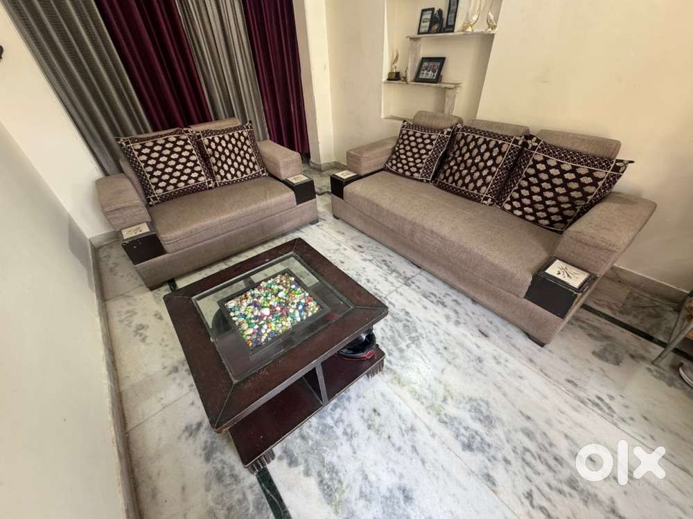 2-Piece Fabric Sofa Set (3-Seater and 2-Seater)