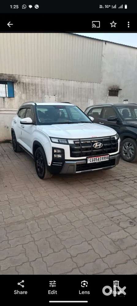 Hyundai Creta S (o) White Facelift 2025 Diesel 42500 Km Driven