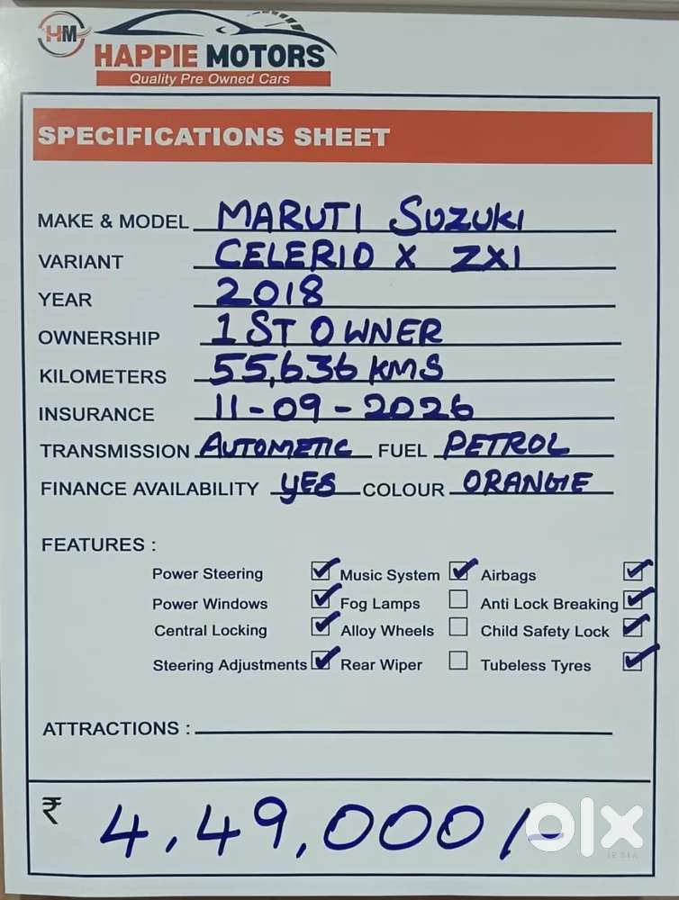 Maruti Suzuki Celerio 1.0 Zxi Amt, 2018, Petrol