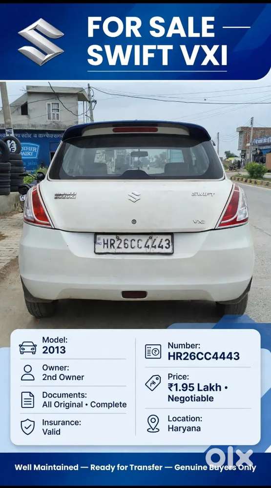 Swift Maruti Suzuki Petrol 2013