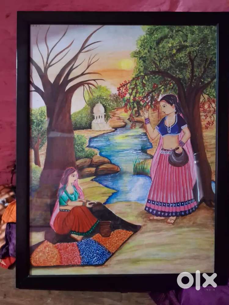 New painting  artist  18in 24 in