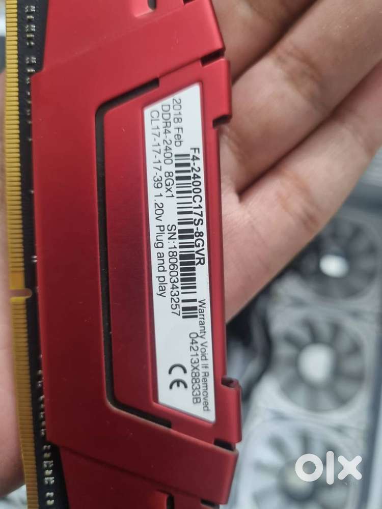 i5-12400f & RTX 3060 & DDR4 2400mhz Ram ripjaws 16gb 2 sticks