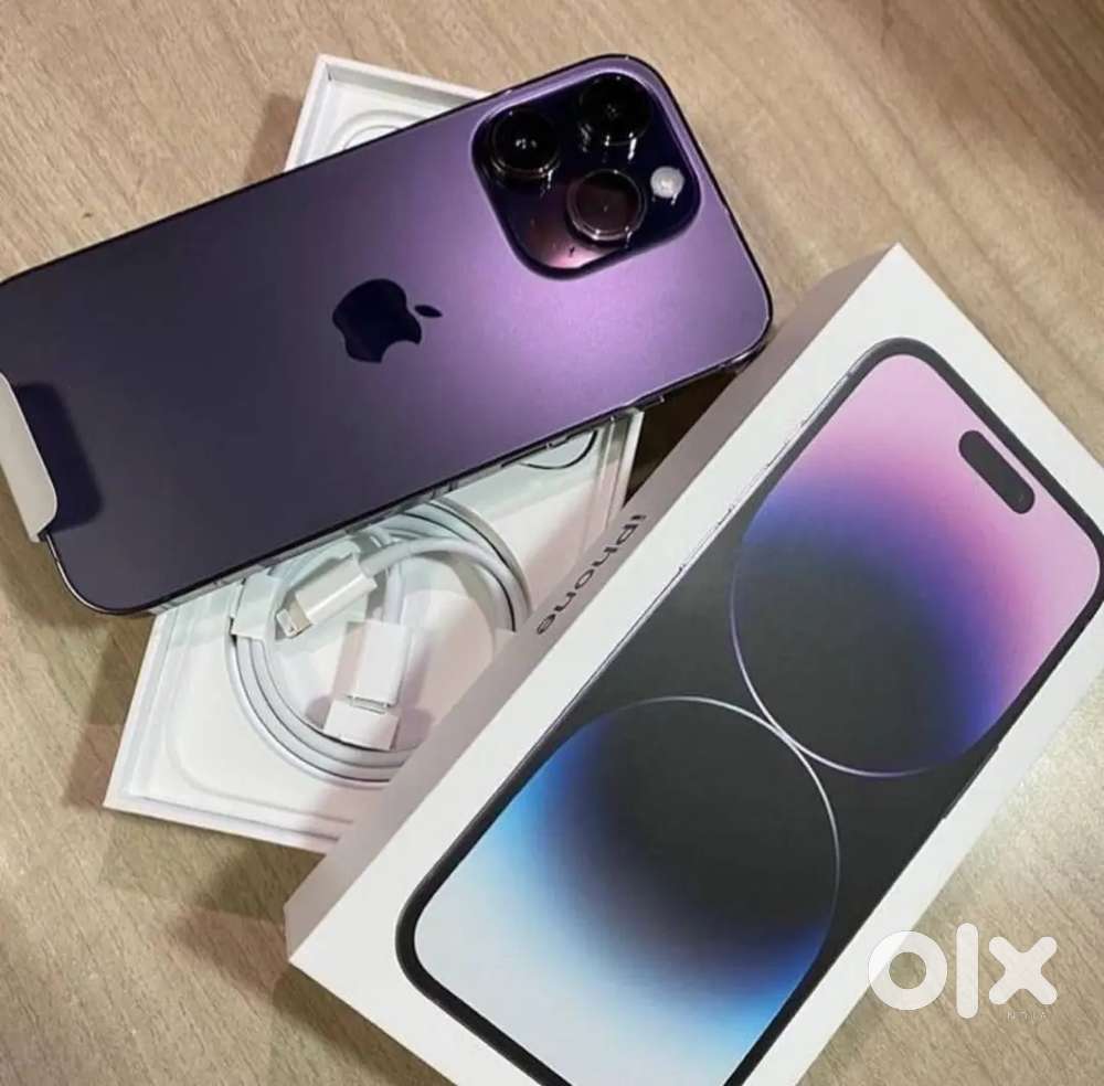 IPHONE 14 PRO MAX DEEP PURPLE STORAGE (( 512GB)) WITH BILL WARRANTY