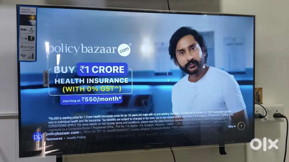Smart TV Android Model New Version Loaded in GCL Brand FREE Stabilizer