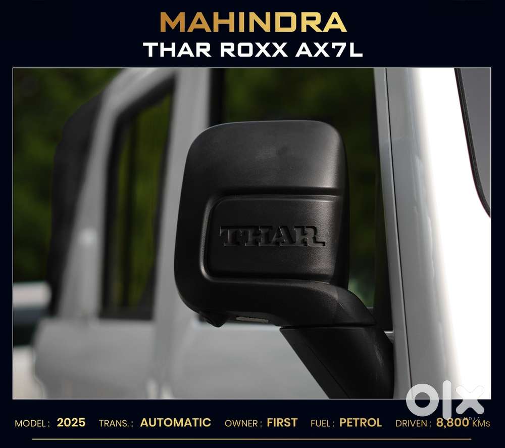 Mahindra Thar Roxx Ax7l Rwd At, 2025, Petrol
