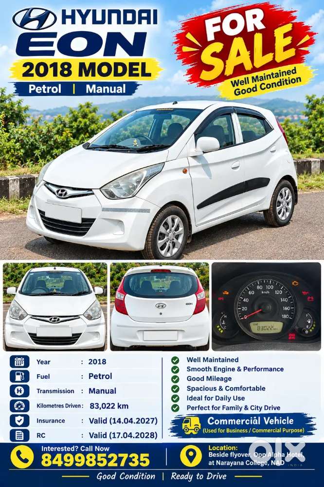 Hyundai Eon Era 2018 Petrol