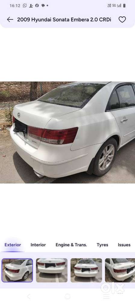 Hyundai Sonata Embera 2.0l Crdi Mt, 2009, Diesel