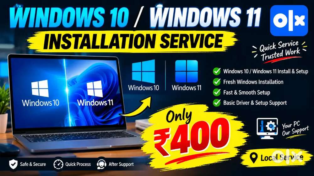 Windows 10 / Windows 11 Installation Service