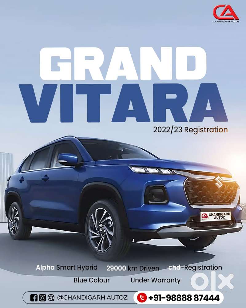 Maruti Suzuki Grand Vitara 1.5 Alpha Smart Hybrid At, 2022, Petrol