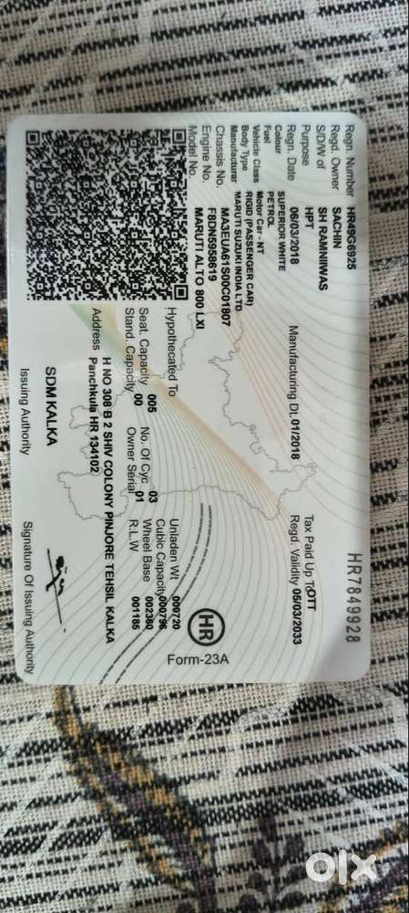 Maruti Suzuki Alto 800 2018 Petrol Well Maintained