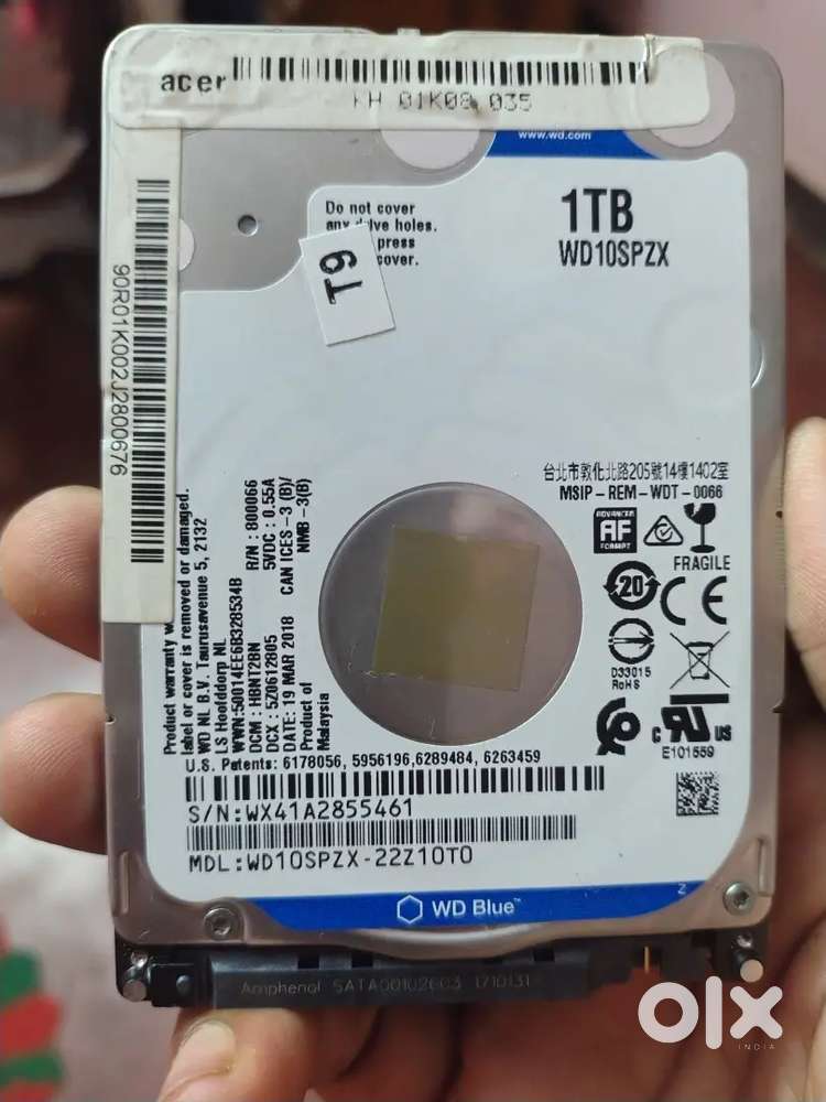 WD BLUE 1TB HDD