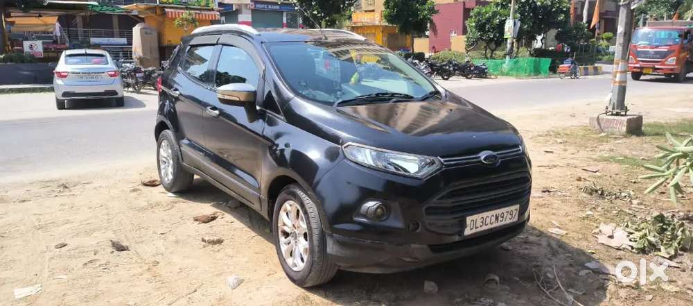 Black Colour Ecosport Titanium