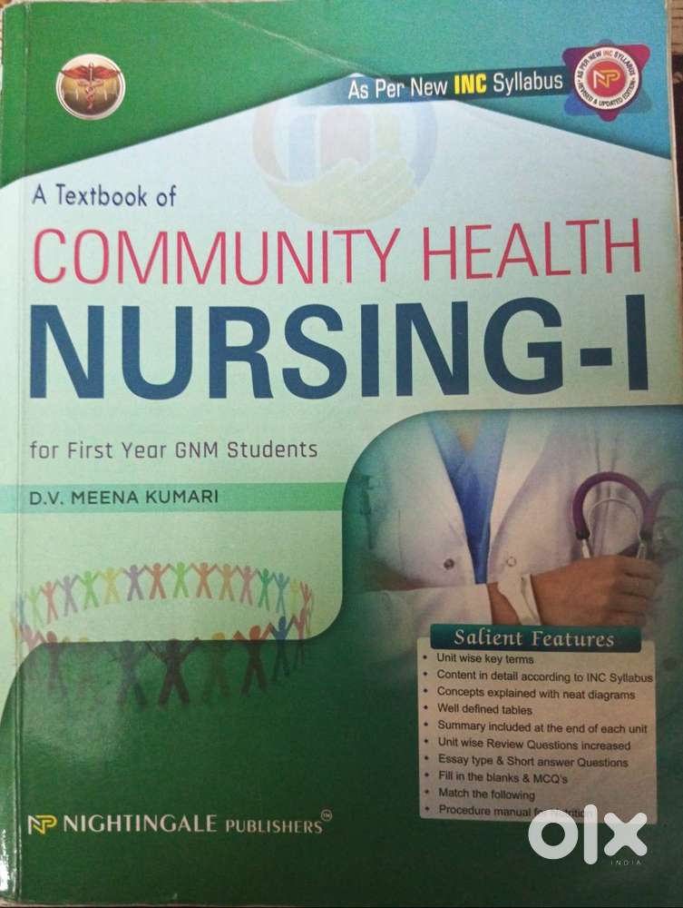 Community health nursing text book for GNM