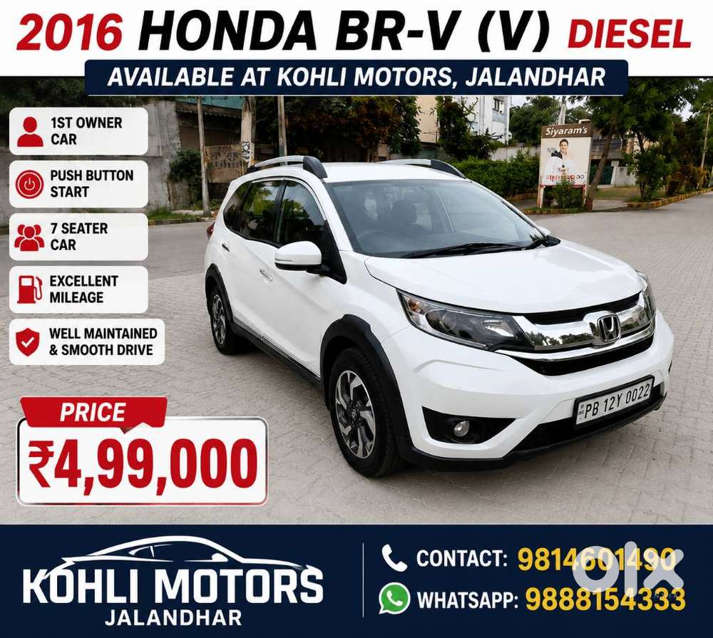 Honda Br-v I-dtec V Mt, 2016, Diesel