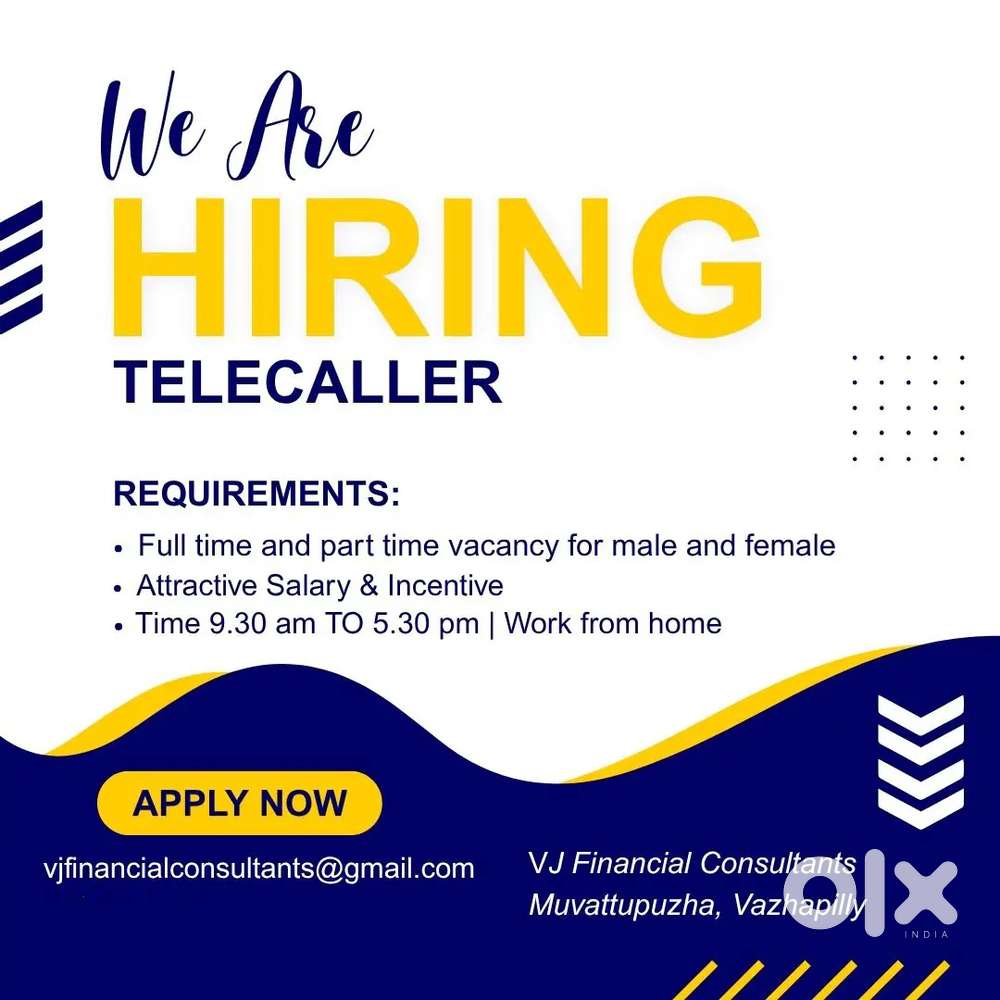 Telecaller Full time/Part-time