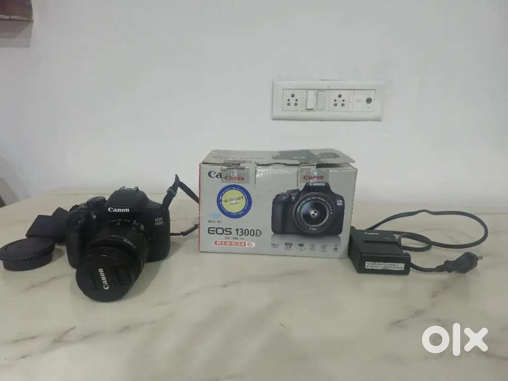 Canon EOS 1300D DSLR Camera + 18&ndash;55 mm Lens