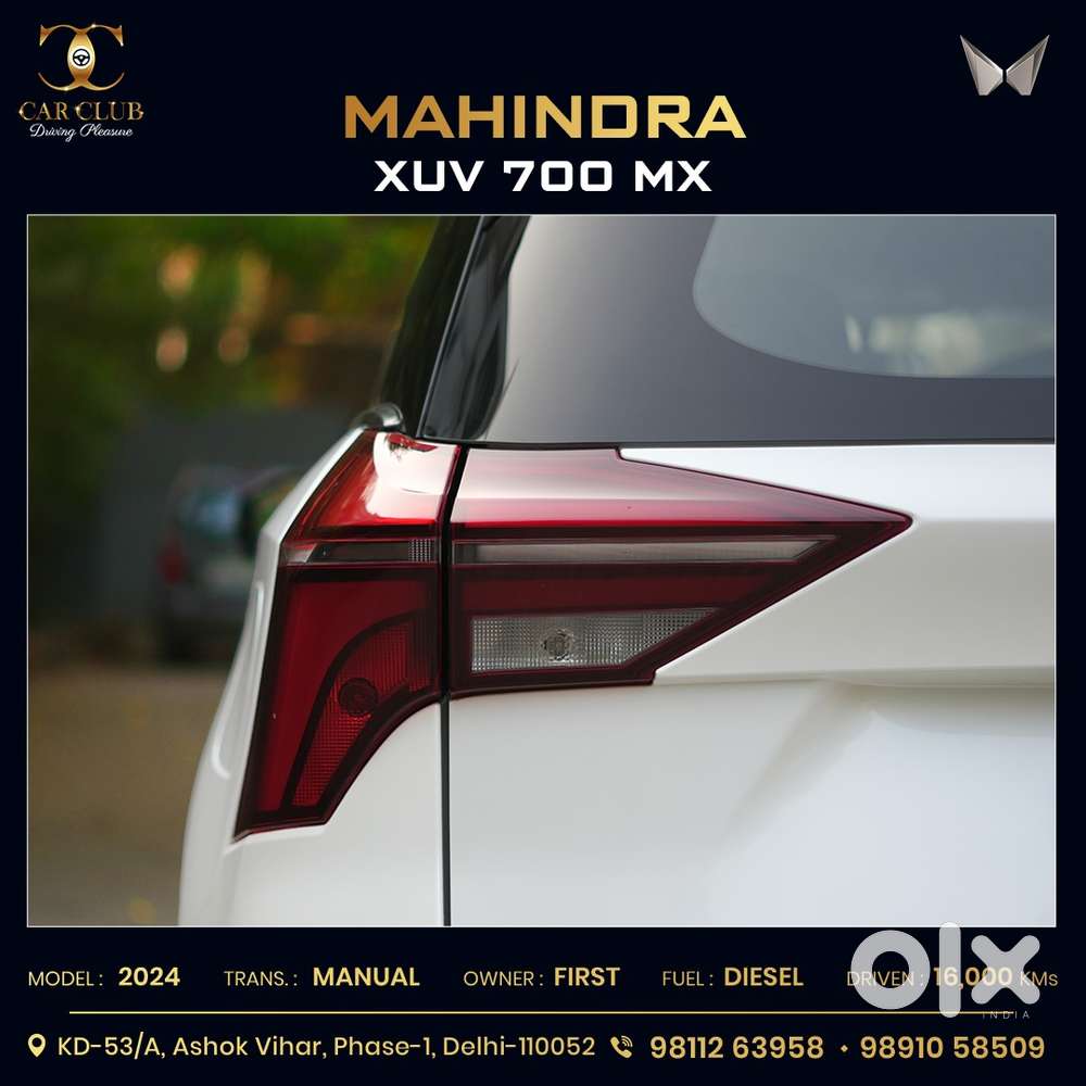 Mahindra Xuv700 Mx Diesel Mt 5 Str (e), 2024, Diesel