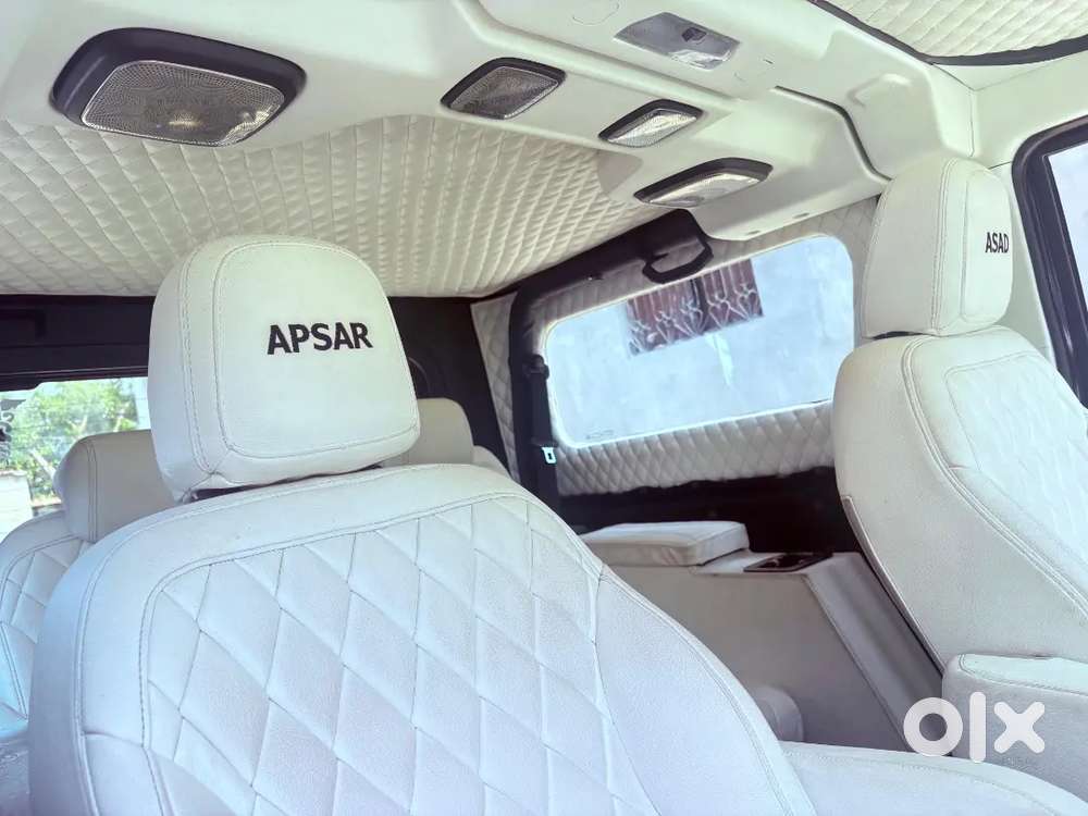 Thar 2024 4×2 Modified Rolls Royce Style Light Luxury White Interior