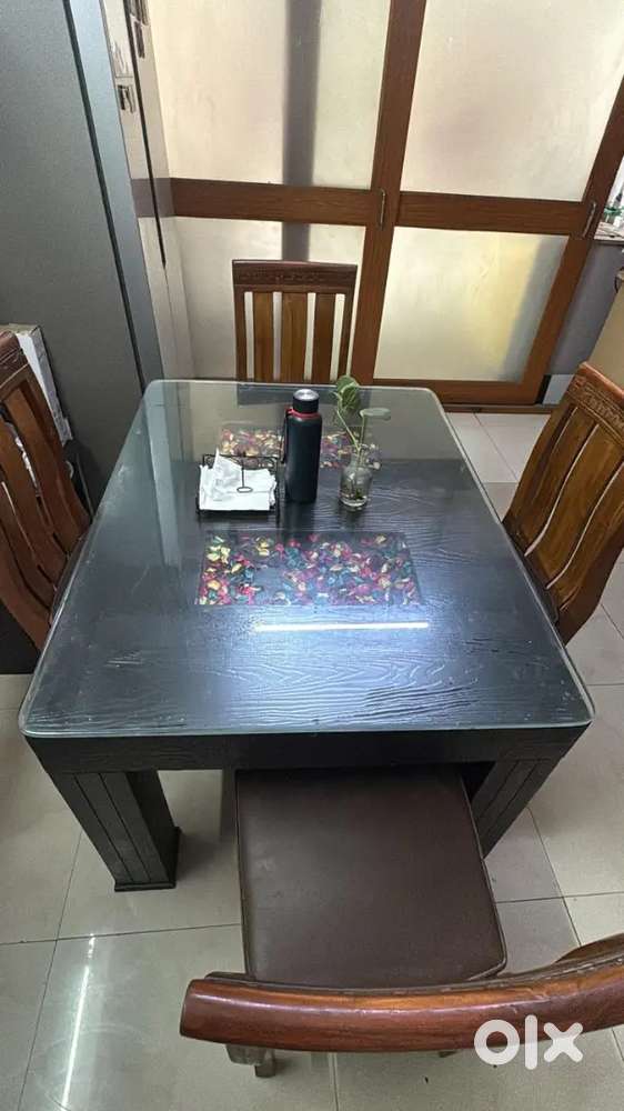 Dining table with four chairs