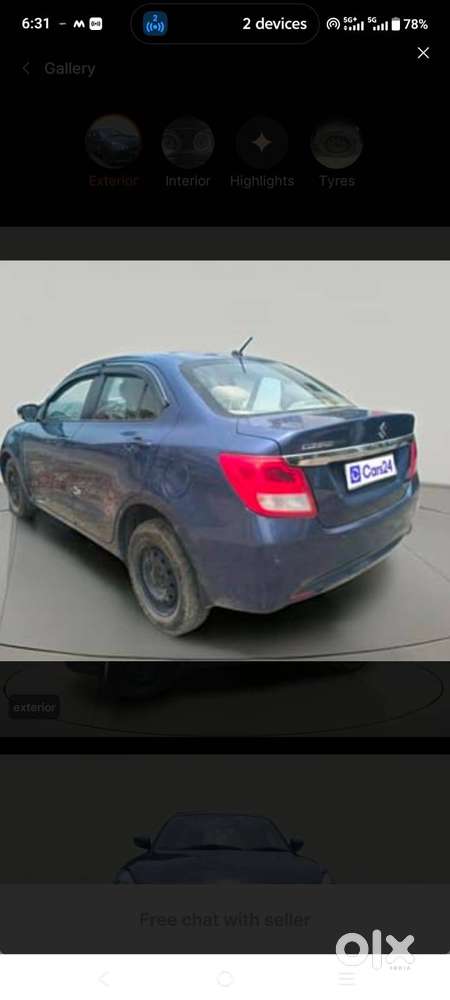 2020 Maruti Suzuki Dzire Vxi Petrol  93k Km  Company Serviced