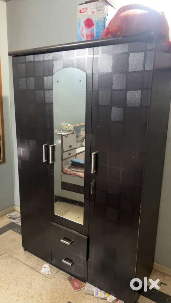 Big wardrobe with mirror