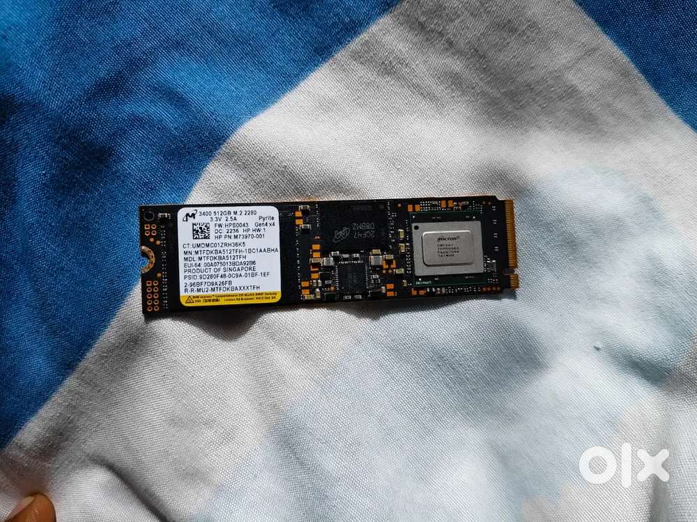 Micron 3400 512 GB M.2 NVMe SSD - PCIe Gen4 - Brand New/Never Us