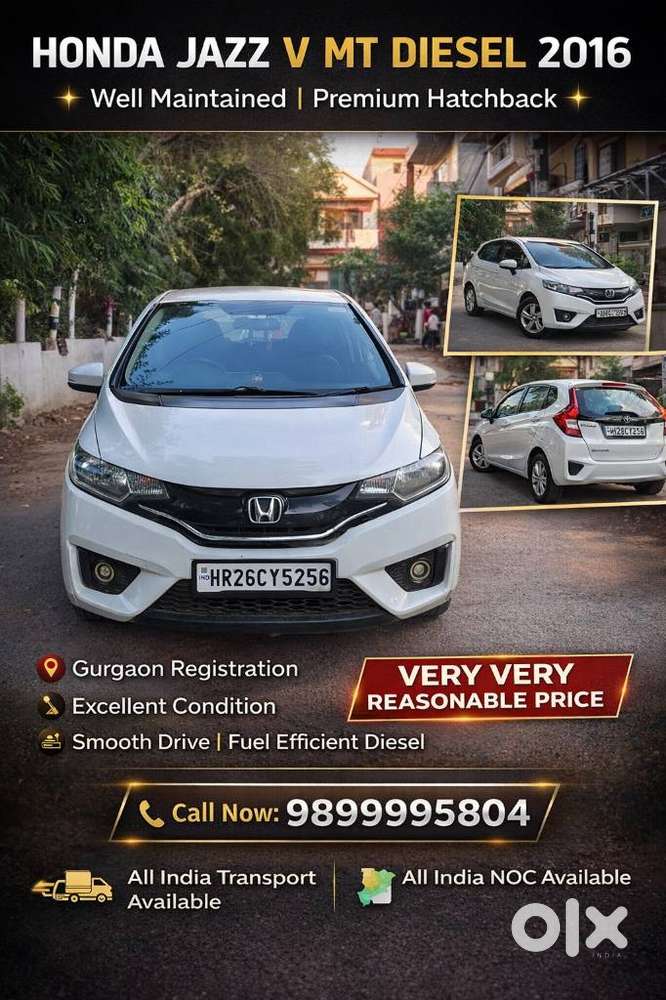 Honda Jazz 1.5 V I Dtec, 2016, Diesel