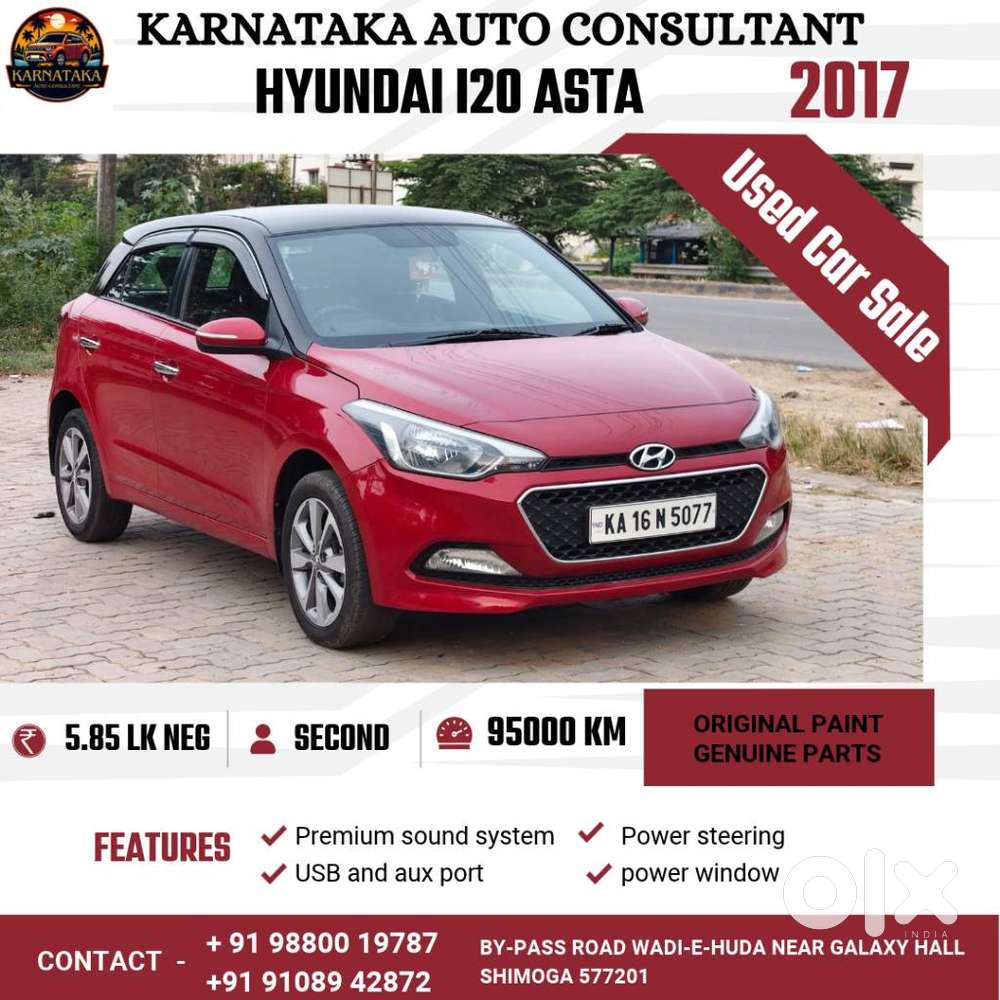 Hyundai Elite I20 Asta 1.2, 2017, Petrol