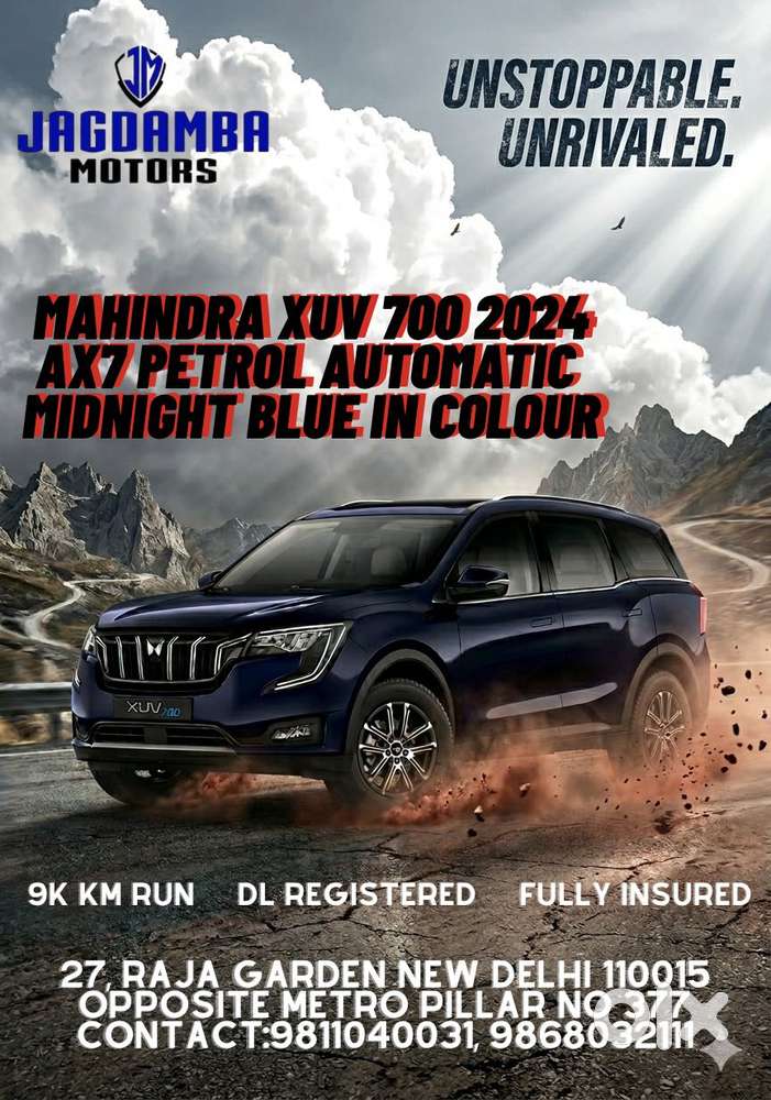 Mahindra Xuv700 2.0 Ax 7 Petrol At Str, 2024, Petrol