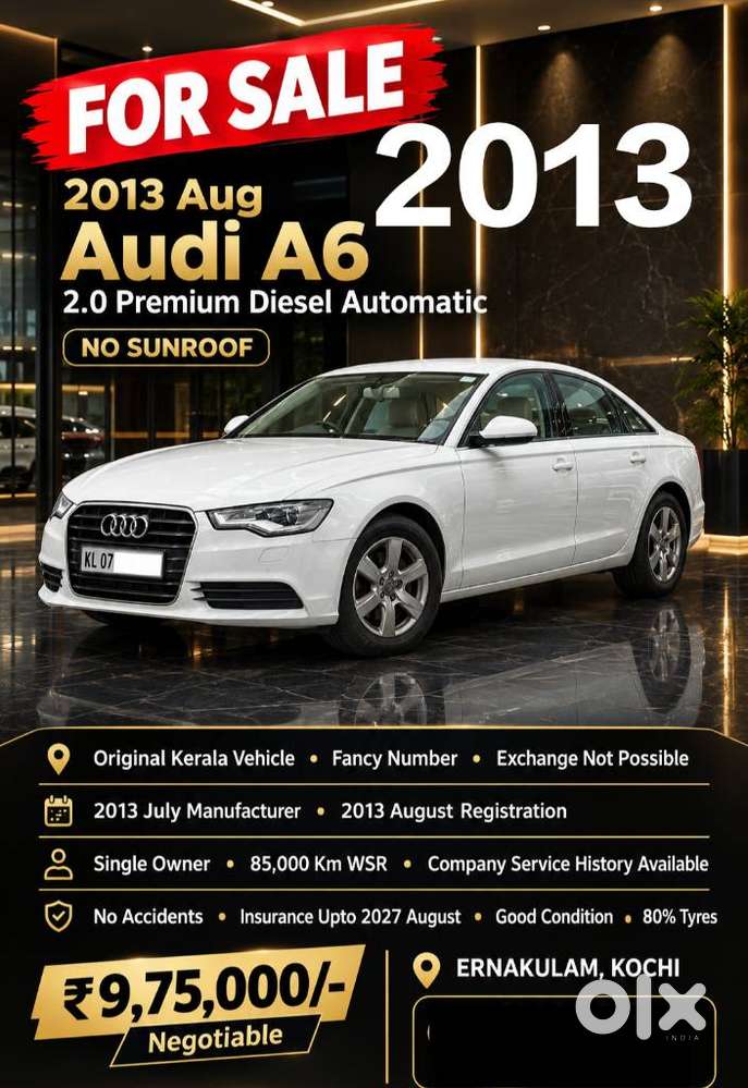 Audi A6 2.0 Tdi Premium, 2015, Diesel