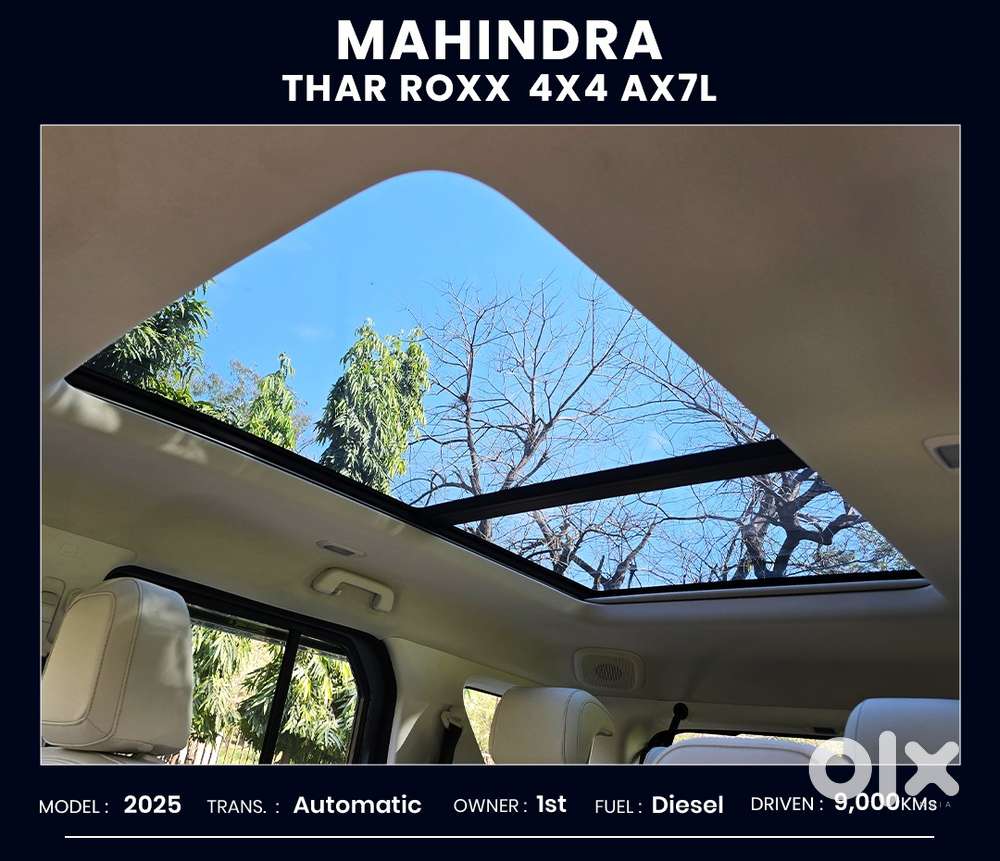 Mahindra Thar Roxx Ax7 L Diesel At 4wd, 2025, Diesel