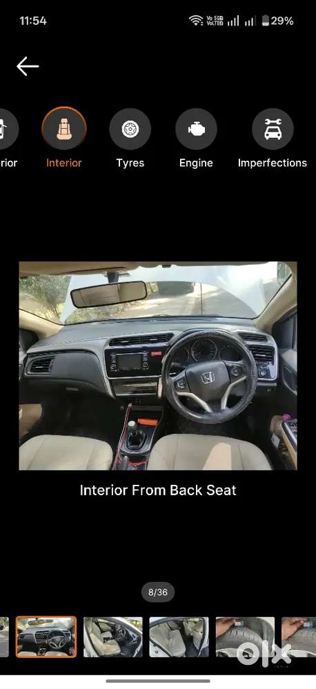 Mint Condition Honda City 2015 Model White Colour Car For Sale