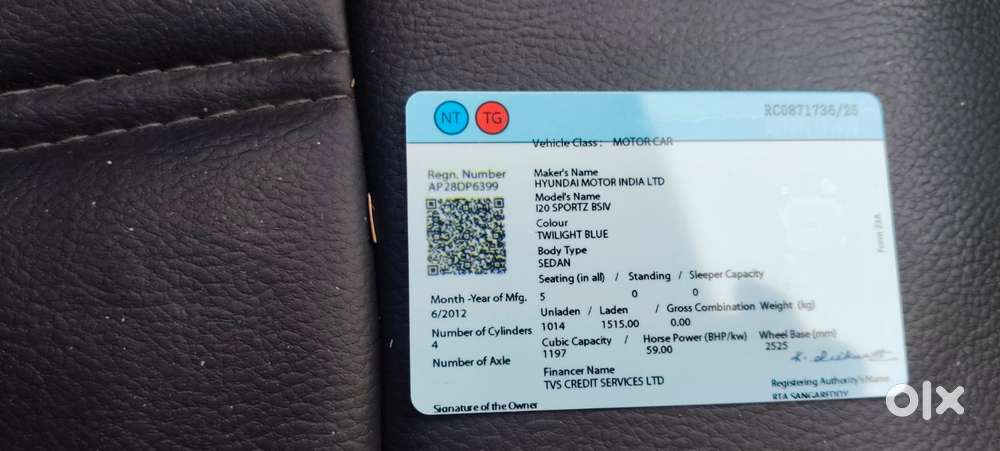 Hyundai I20 Sportz 1.2 Bs-iv, 2012, Petrol