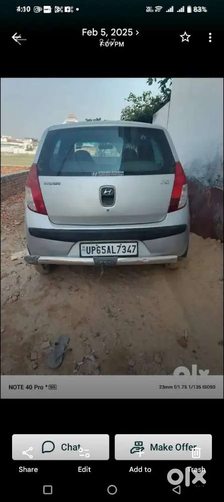 Hyundai I10 2009 Cng & Hybrids 74000 Km Driven