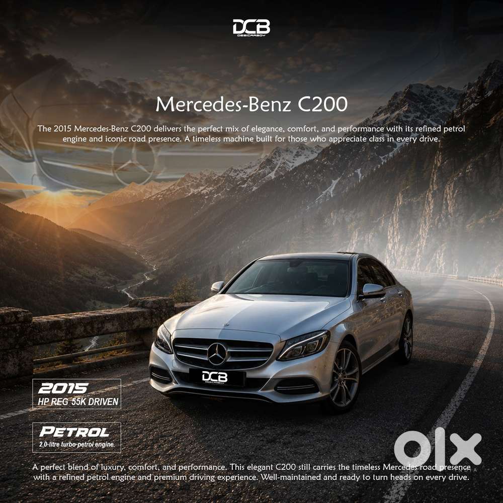 Mercedes-benz C-class 1.5 C 200, 2015, Petrol