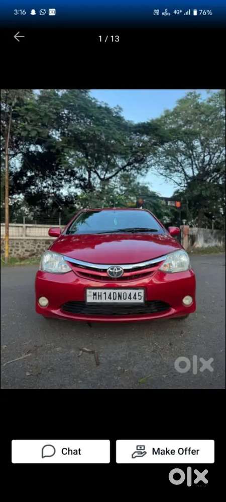 Toyota Etios Diesel 2012