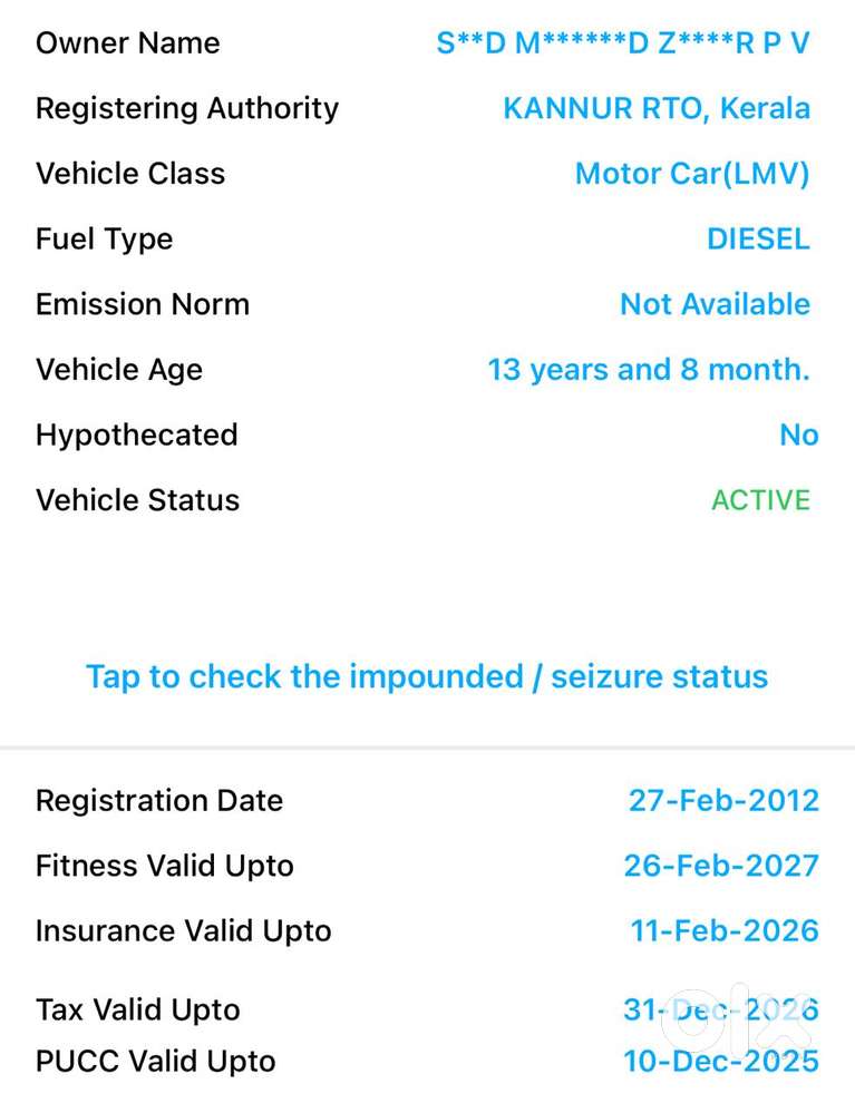 Volkswagen Polo 2009-2013 Diesel Trendline 1.2l, 2012, Diesel