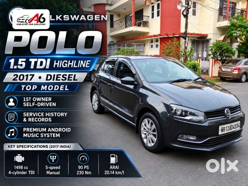 Volkswagen Polo 1.5 Tdi Highline, 2017, Diesel