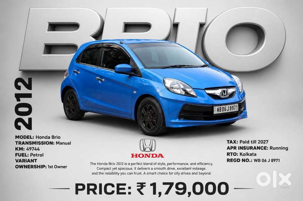 Honda Brio, 2012, Petrol