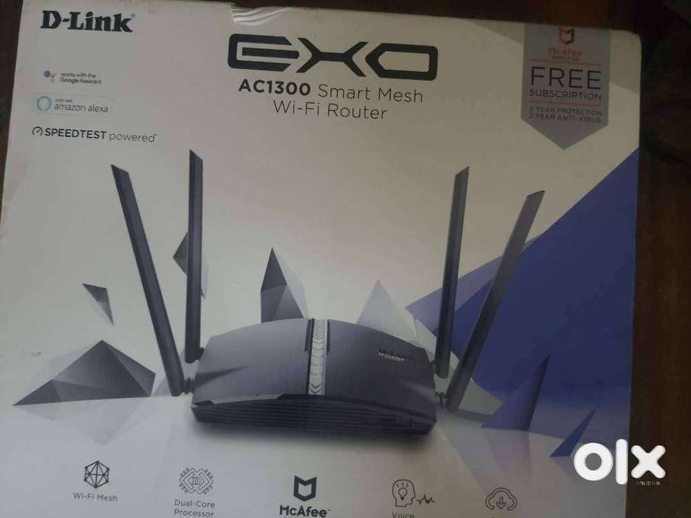 D-Link EXO AC1300 Smart Mesh Wi-Fi Router (Dual-Band) - NEW Unused