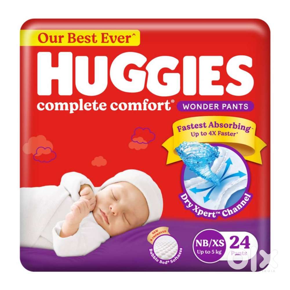 Huggies Wonder Pants Baby Diapers New Born / XS Size, 24 Count Kids