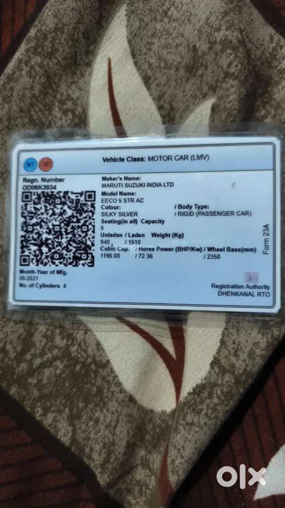 Maruti Suzuki Eeco 2021