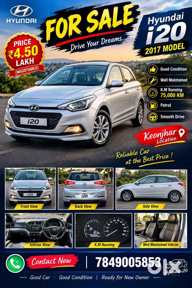 Hyundai I20 Spotz Petrol 2017