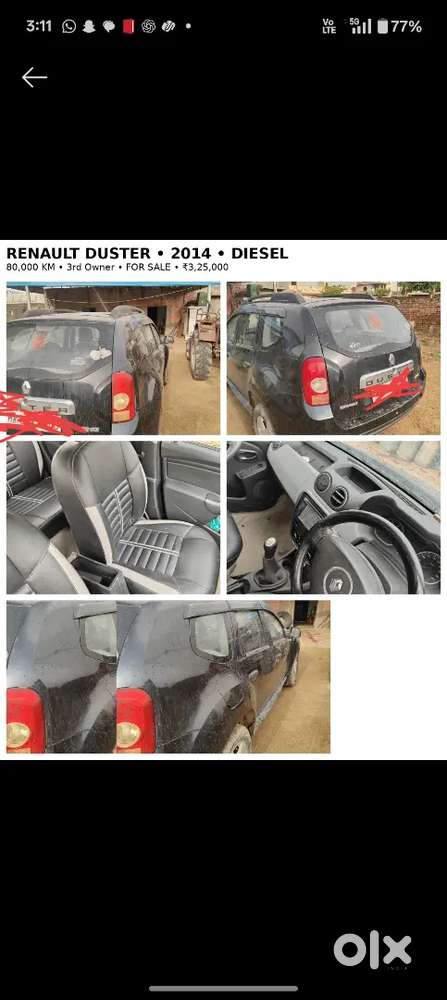 Renault Duster 2014 Model Diesel